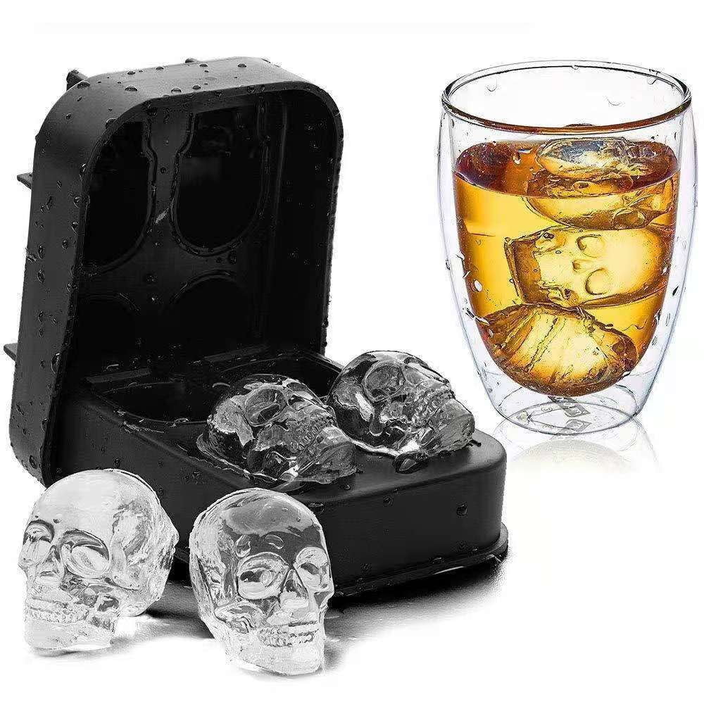 Molde de Cráneos para Hielo o Repostería